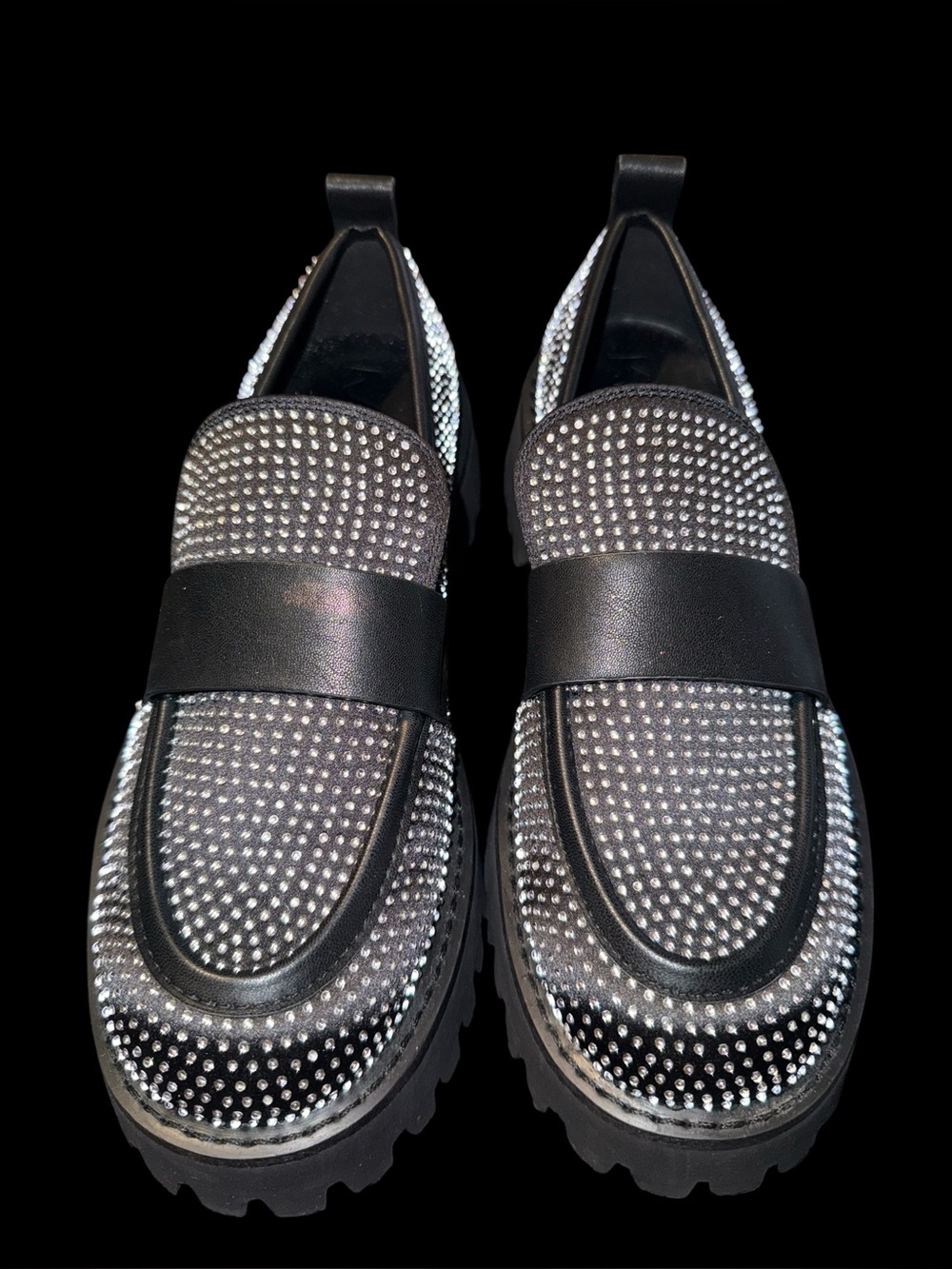 Karl Lagerfeld Paris Grady Embellished Loafer Sz 8